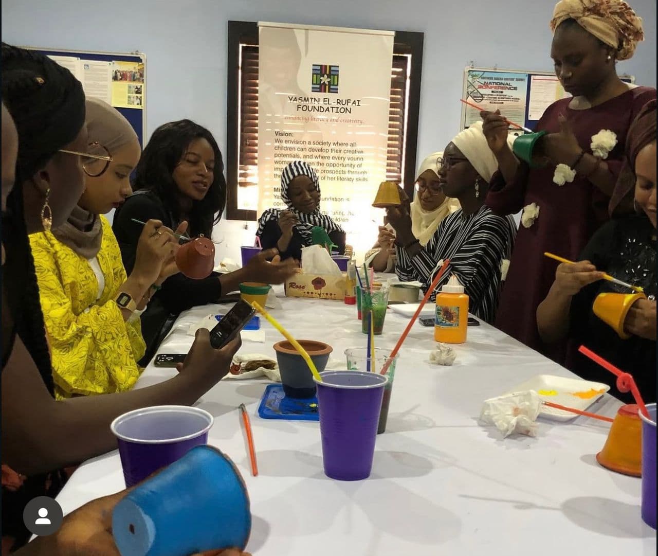 Paint & Sip with Hafsat Kweyve