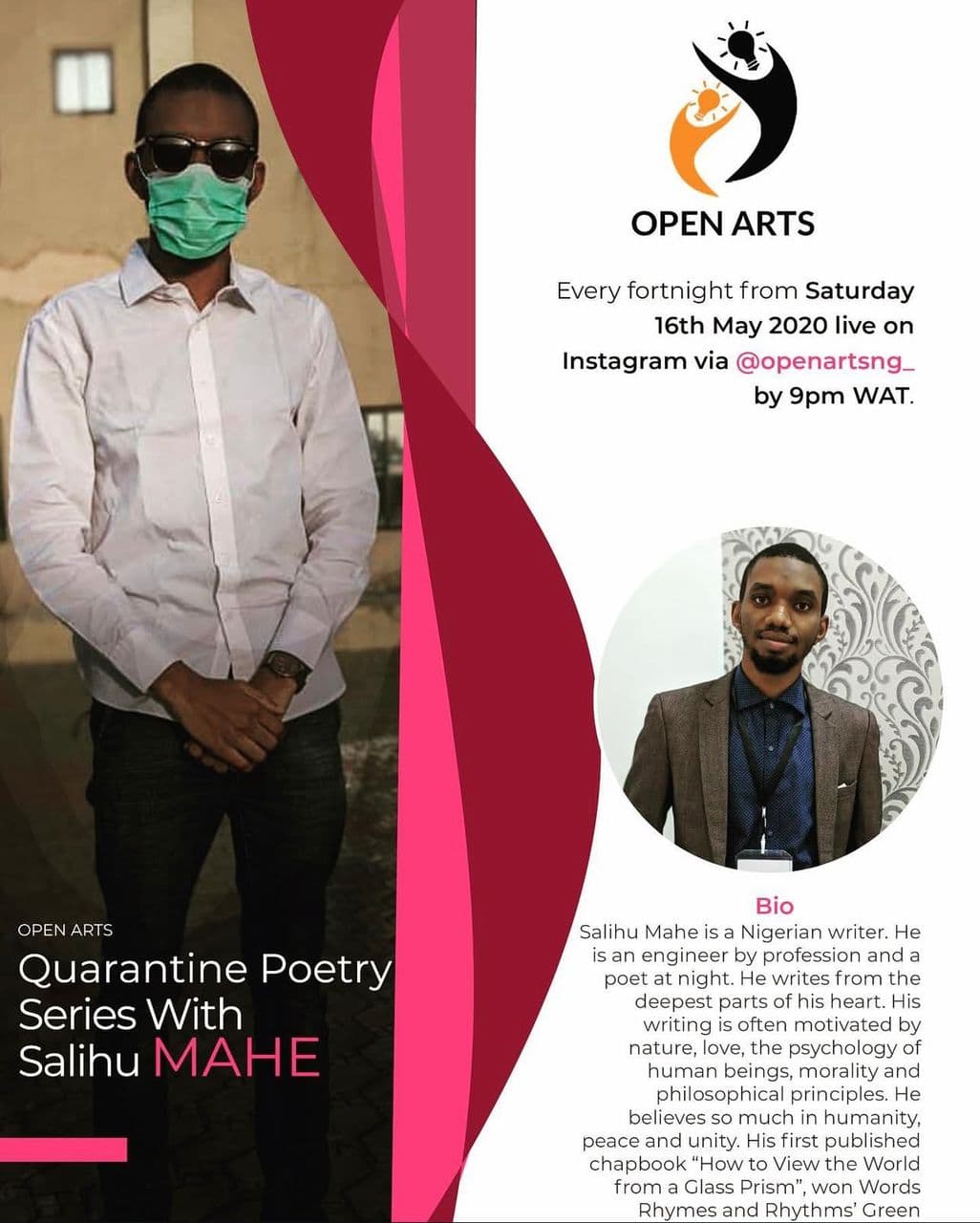 Quarantine Poetry Series with Salihu Mahe