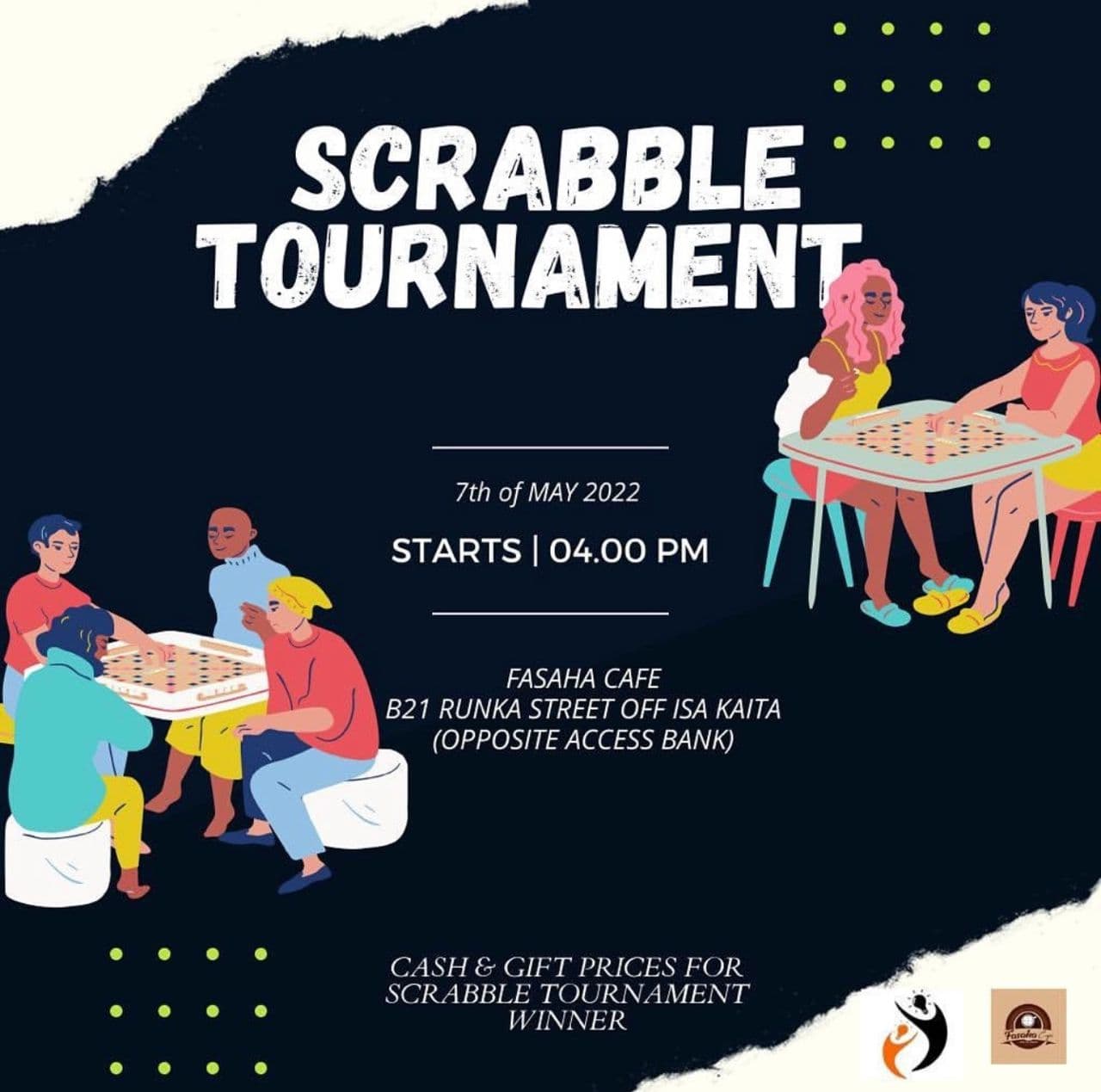 Scrabble Tournament in partnership with Fasaha