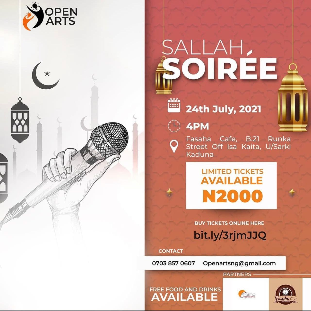 Sallah Soiree in partnership with Poetic Wednesday