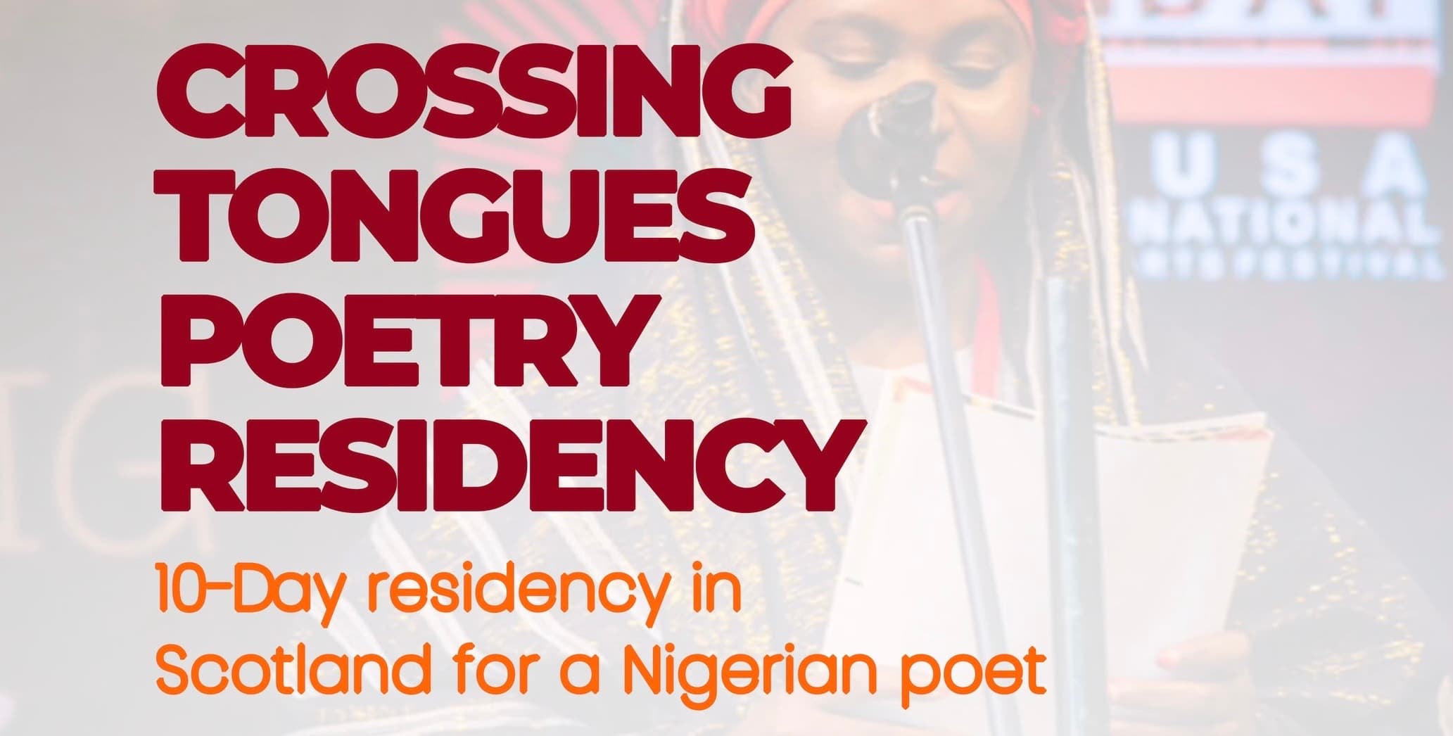 OPEN CALL: Crossing Tongues - International Poetry Residency Program Background